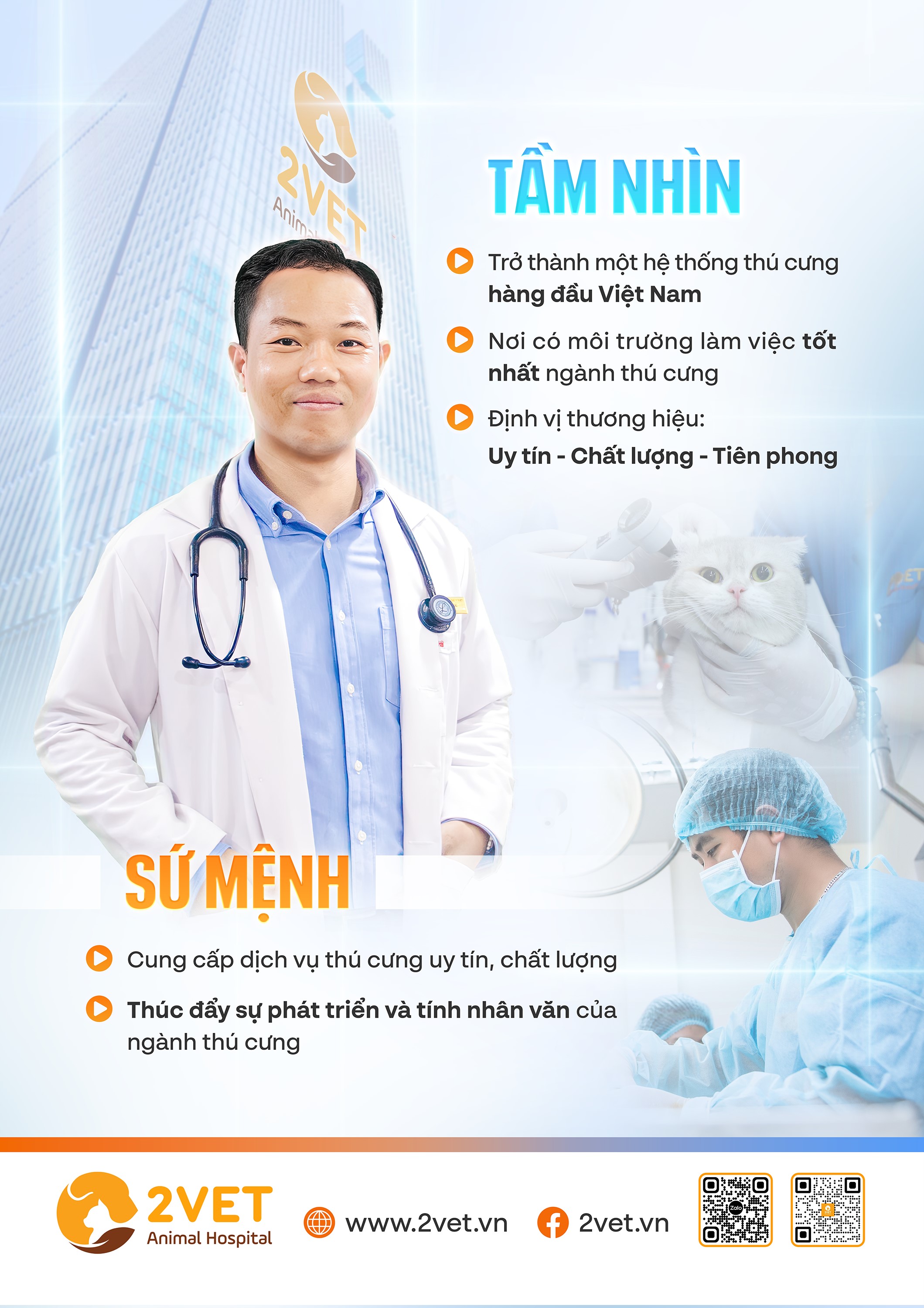 sứ mệnh- tầm nhìn hệ thống thú y 2Vet